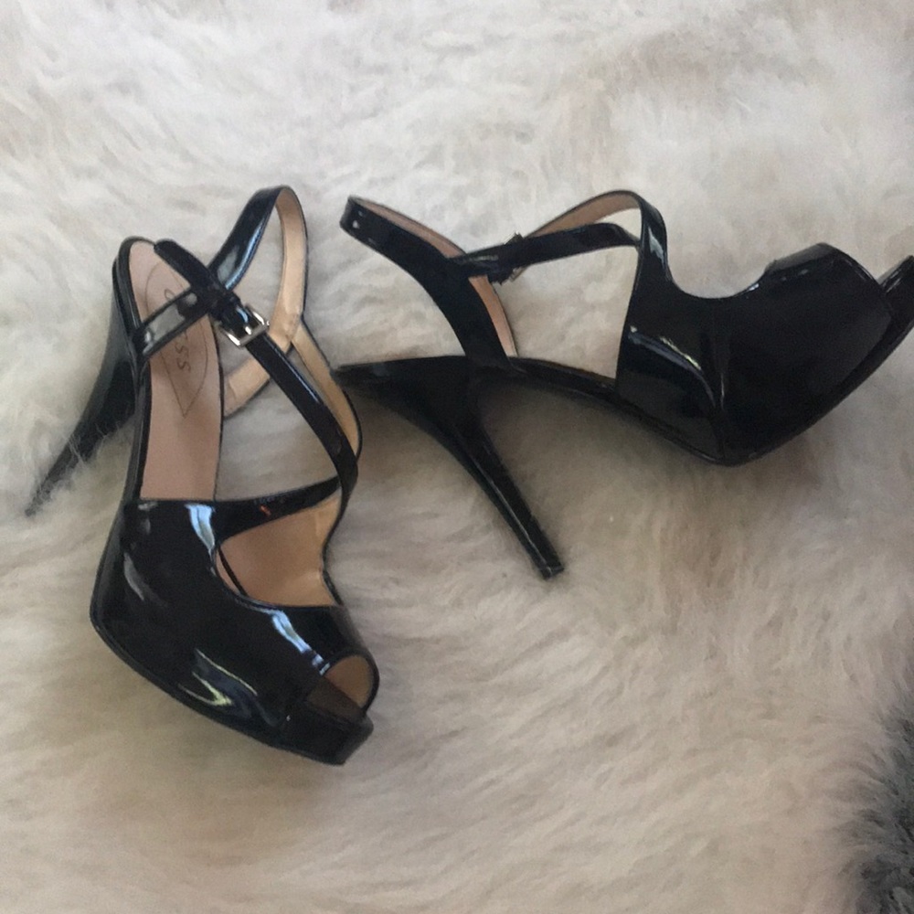 Guess Strappy Heels Peep Toe - Picture 3 of 5